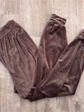 skims velour pants large - EUC